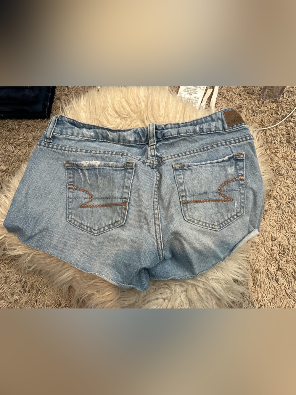 American Eagle Outfitters Light Blue Denim Jean Shorts